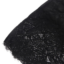 Subblime - Babydoll  Bretelles En Dentelle Réglables Noir S/M